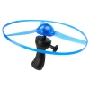 Large-sized nostalgic classic children's glowing drawstring flying saucer toy, boy student rotating hand-pulled frisbee, drawstring flying to the sky Item Picture